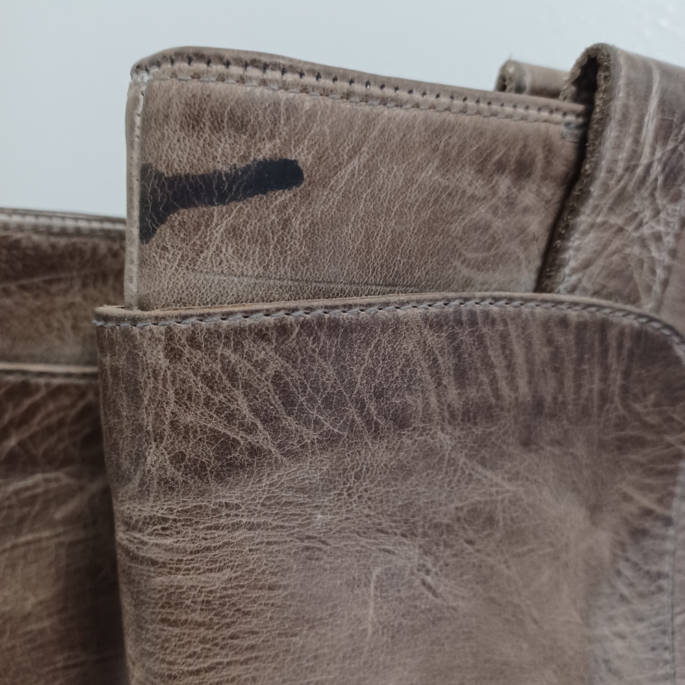 Frye tall boots smoky gray leather size 8.5B - Picture 8 of 13